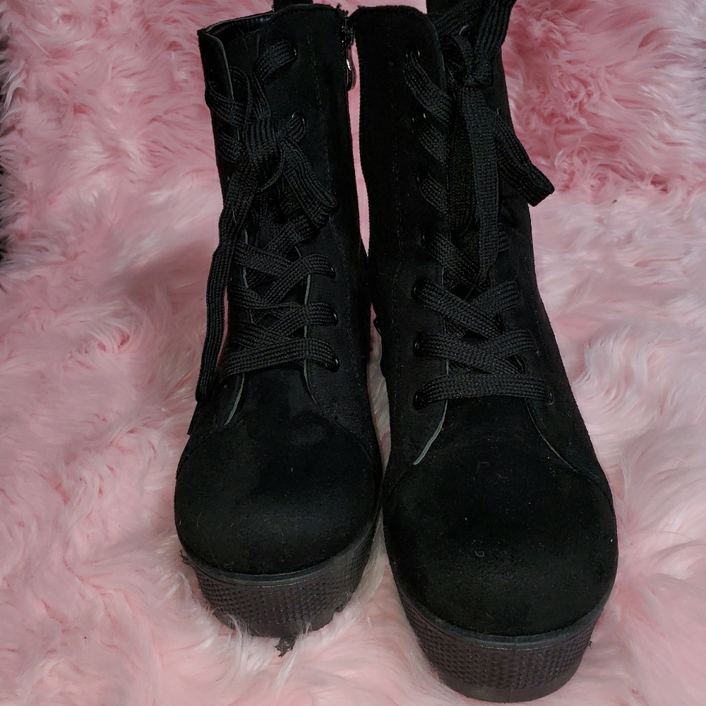 Black boots